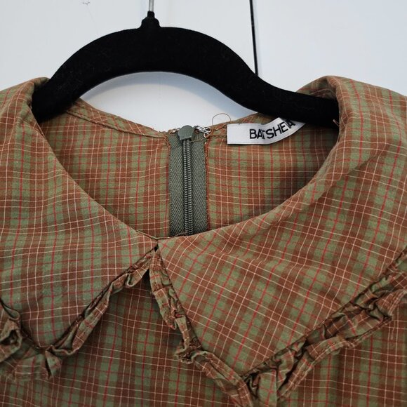 Batsheva Lucy Gingham Tiered Mini Dress - Picture 3 of 10